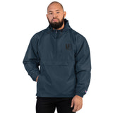 Embroidered Champion Packable Jacket - Uncommon Warrior (Black)